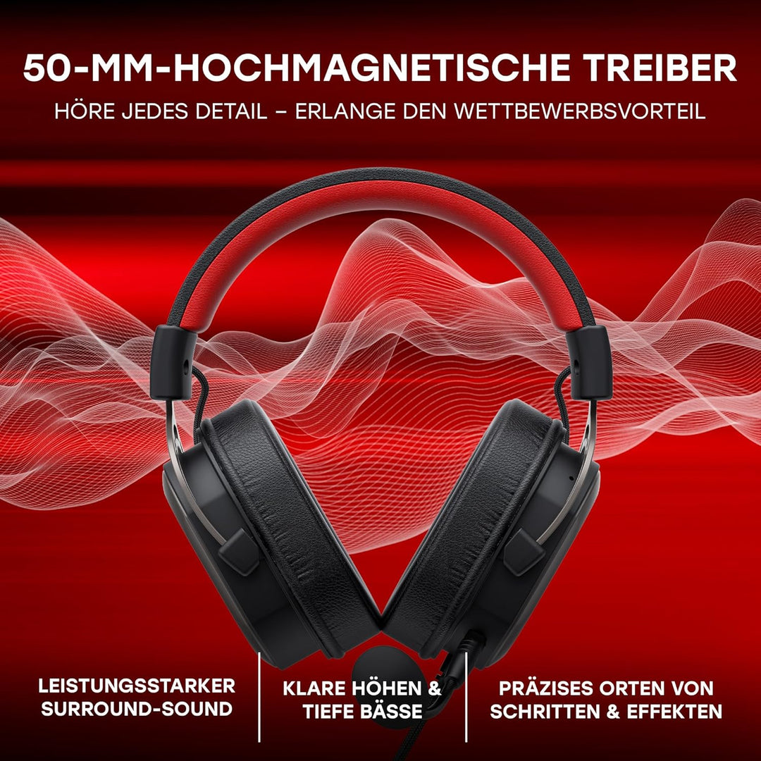 Havit H2008D GAMENOTE Gaming Headset with Mic — Wired Gaming Headset — 50 mm High Magnetic Surround