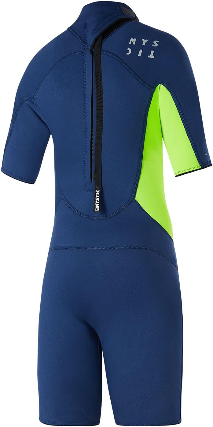 Mystic Watersports - Surf Kitesurf & Windsurfing Junior Star 3/2mm Back Zip Shorty Neoprenanzug - Na