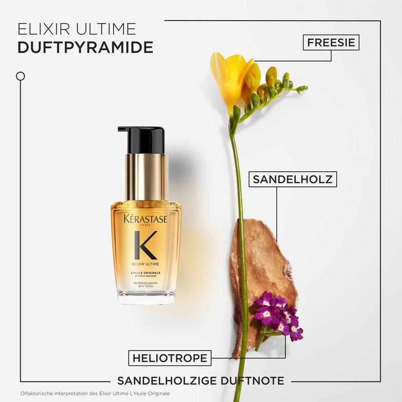 Kérastase Haaröl für trockenes Haar, Pflegend und nährend für mehr Glanz, Hitzeschutz und Anti-Frizz