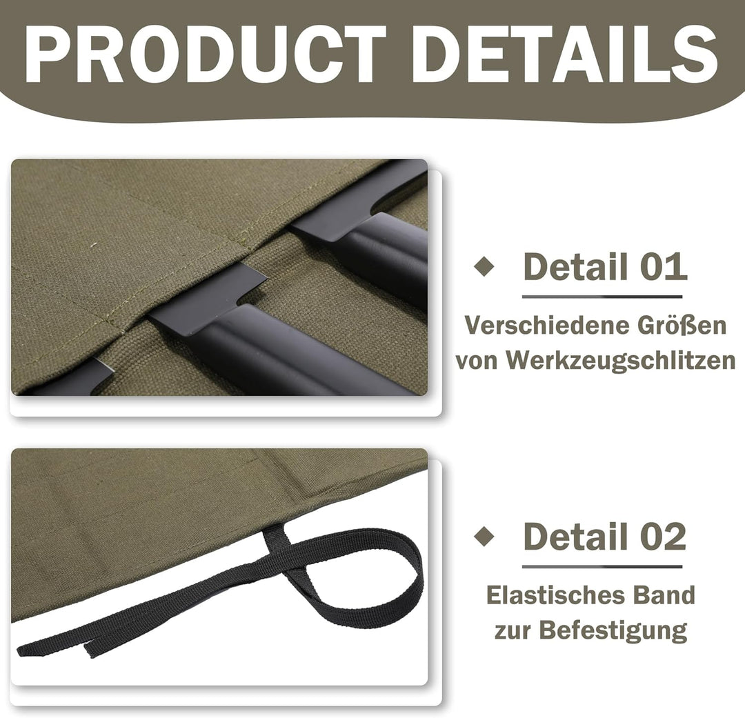 Kaaltisy Messertasche für Köche, Aufbewahrung der Löffel und der Gabeln, wasserdichte Werkzeugtasche