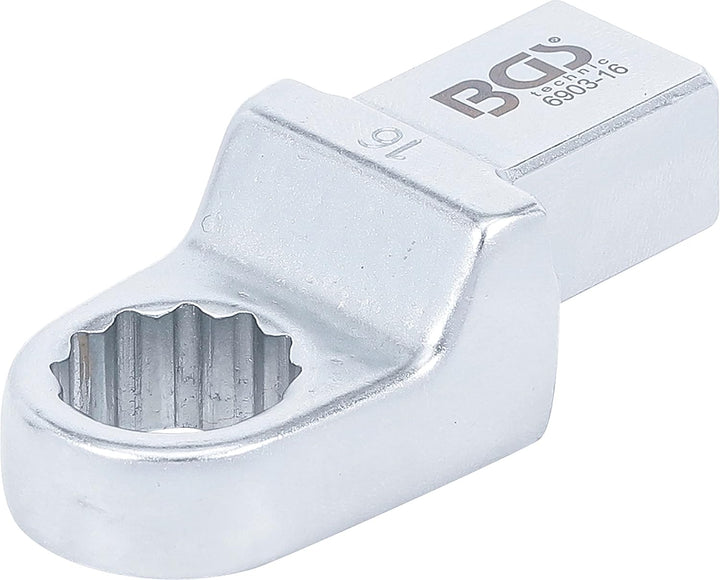 BGS 6903-16 | Einsteck-Ringschlüssel | 16 mm | Aufnahme 14 x 18 mm, 16 mm