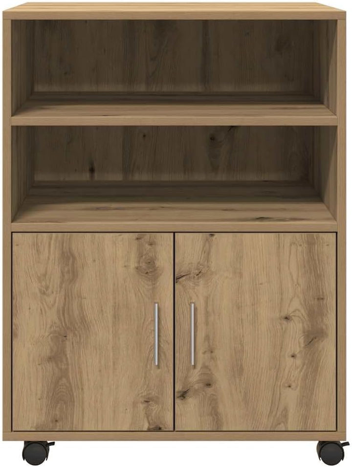 vidaXL Rollschrank, Büroschrank mit Stauraum, Aktenschrank für Wohnzimmer Büro, Bürocontainer Schran