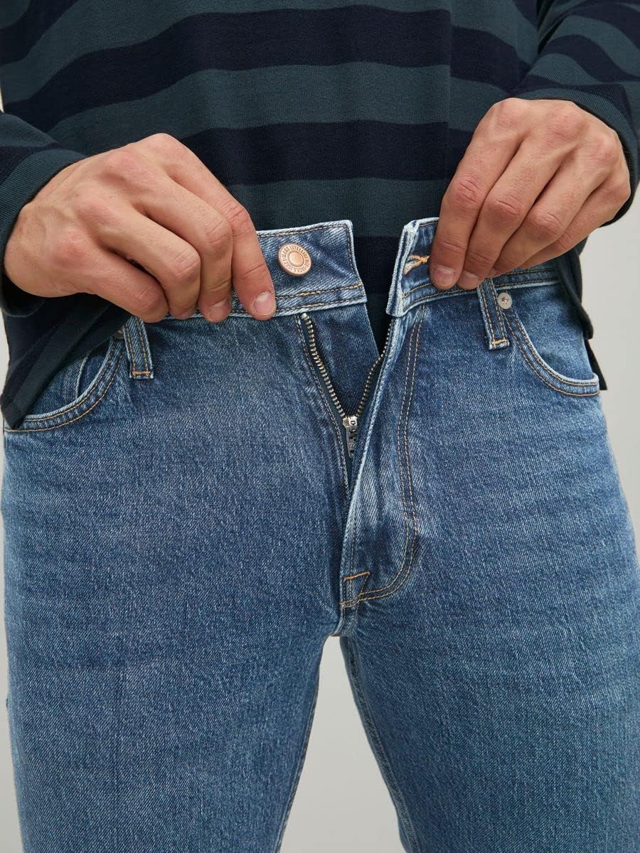 JACK &amp; JONES Herren Jeans Jjiclark Jjoriginal Cj 215 Lid Noos 36W / 34L Blue Denim, 36W / 34L Blue D