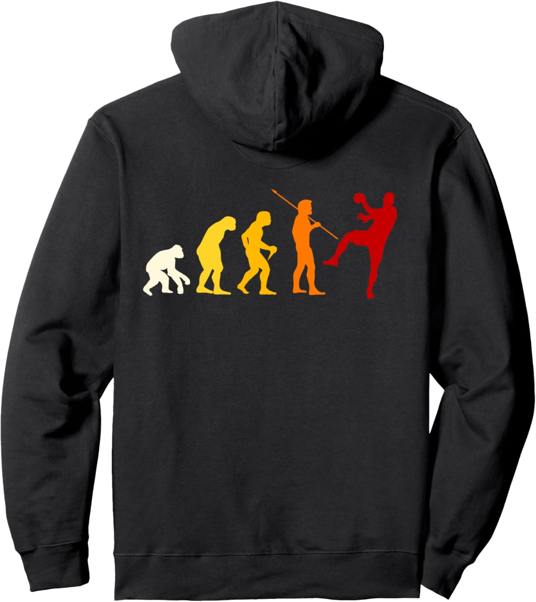 Handball Spieler Evolution Tolles Geschenk Handball Männer Jungen Pullover Hoodie