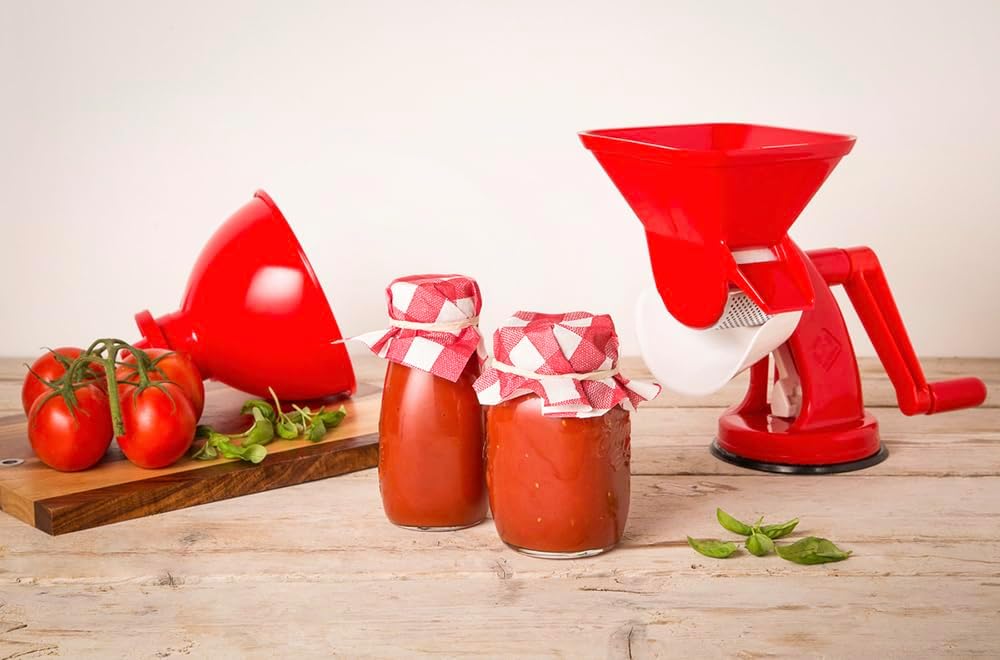 Rigamonti 9505010 Moplen Saugnapf-Quetscher zum Tomatenpressen
