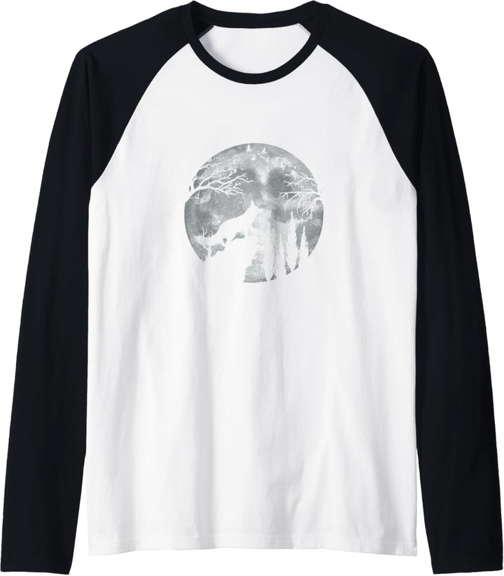 Fuchs Fuchsfreunde Wildtier Wald - Vollmond Fuchs Raglan