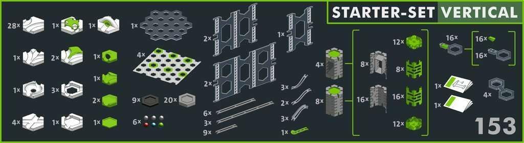 GraviTrax 26832 Ravensburger 26832-GraviTrax PRO Starter-Set Vertical