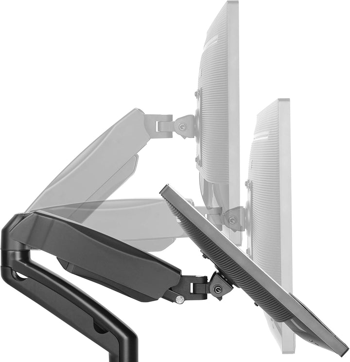 HALTERUNGSPROFI Dual 2 Fach Tischhalterung mit Gasdruckfeder für LED LCD Monitore bis 32 Zoll VESA 7