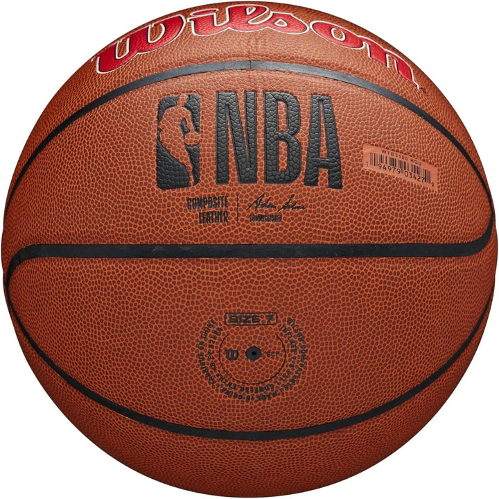 Wilson Unisex-Adult NBA Team Composite Basketball 7 Houston Rockets, 7 Houston Rockets