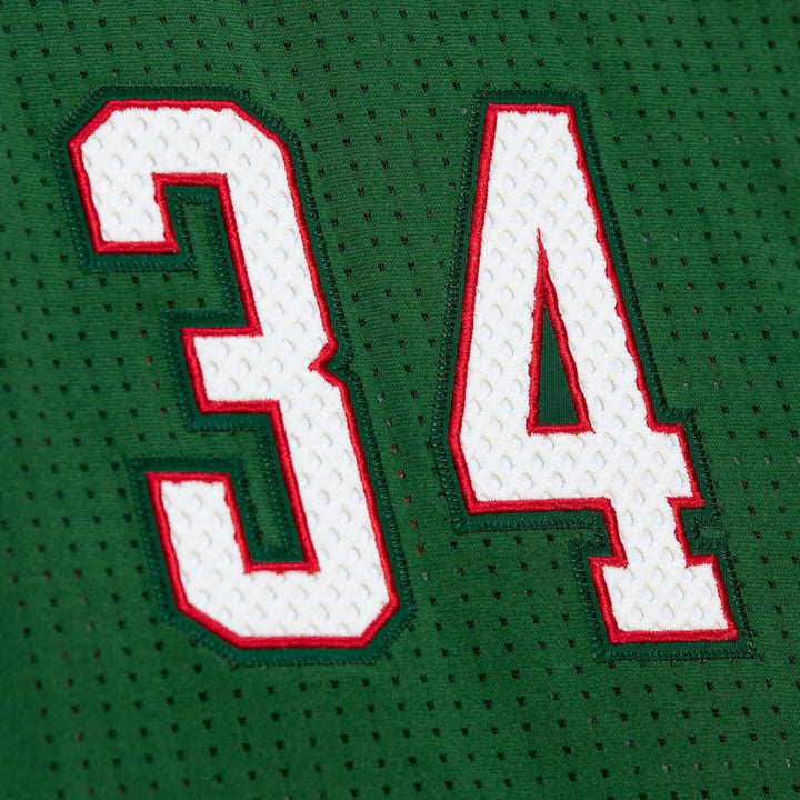 Mitchell & Ness NBA Milwaukee Bucks Giannis Anteokounmpo Road Trikot Herren S Grün, S Grün