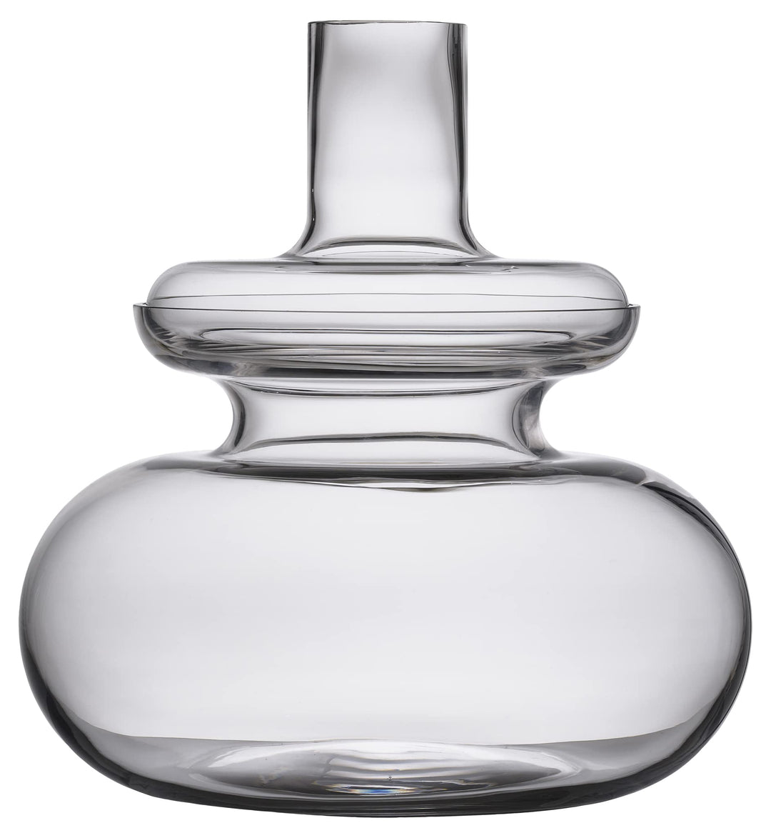 Zone Inu Vase, Durchm. 31,7 cm, Höhe 33 cm, Pure Clear 33 cm Pure Clear, 33 cm Pure Clear