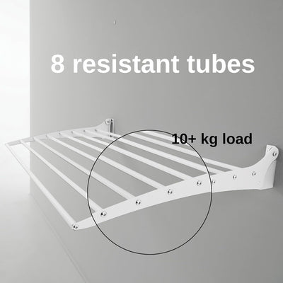 Foxydry Fold Wäscheständer für die Wand, vertikaler Wäscheständer für den Innen- und Aussenbereich a
