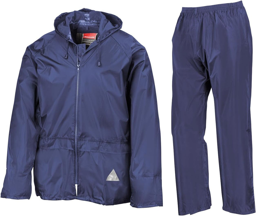 Result Unisex Re95a Schwere, wasserdichte Jacke/Hose., Blau - Blau (Königsblau)