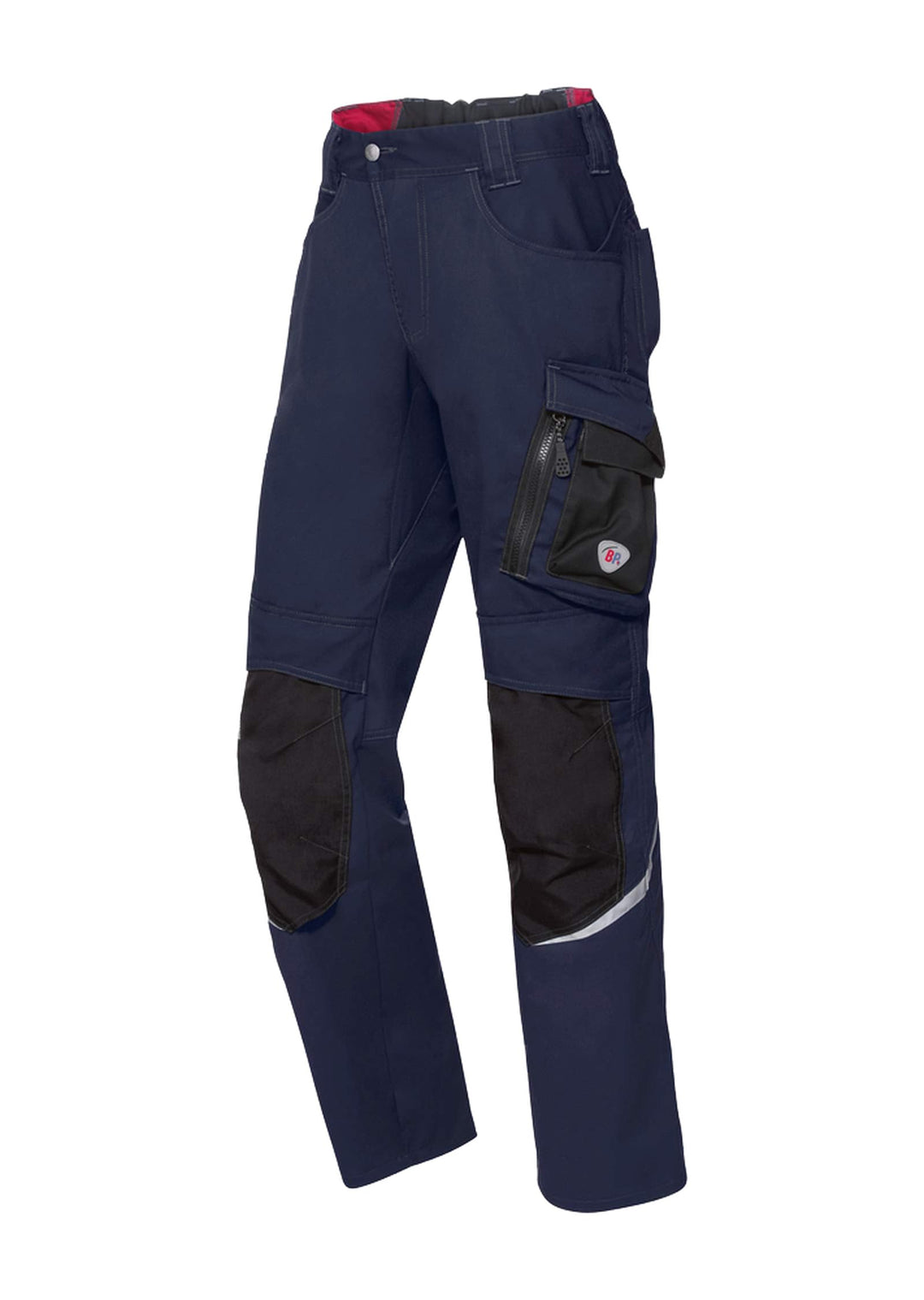 BP 1998-570-1432 Arbeitshose mit Kniepolstertaschen - Schlanke Silhouette - Elastischer Rückengurt -