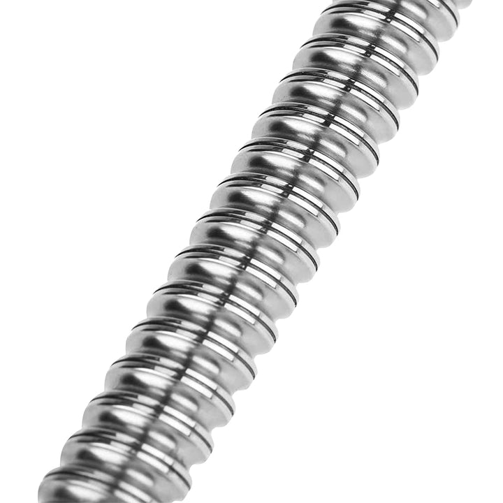 CNCYEAH SFU1204 Kugelumlaufspindel 500mm, Gewindespindel Edelstahl Rolled Ballscrew-spielfreie Balls