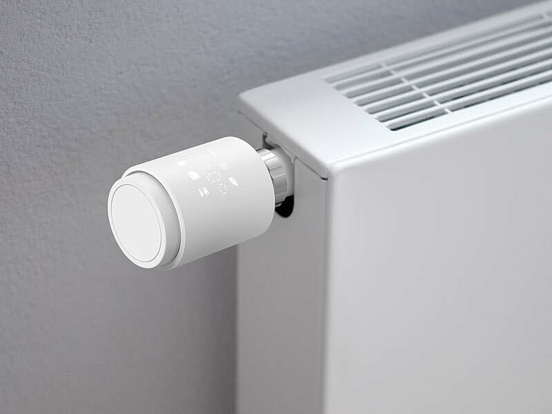revolt Funkthermostat: 3er-Set programmierbare Heizkörper-Thermostate mit Bluetooth und App (Heizkör