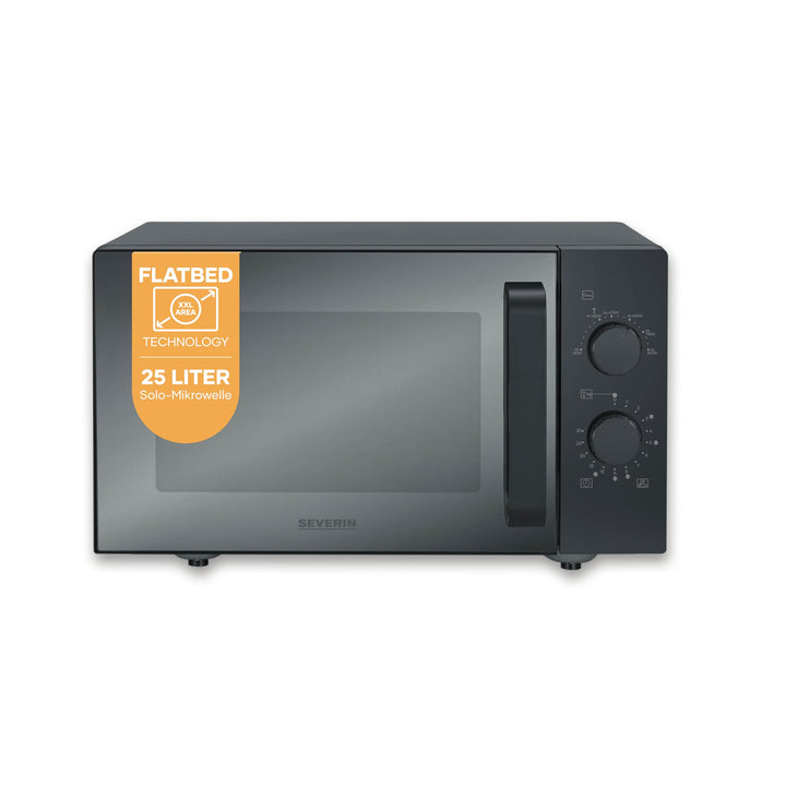 Severin Severin S-Wave Mikrowelle mit flachem Glasboden, ca. 25L, 6 Automatikprogramme bis 900W, ide