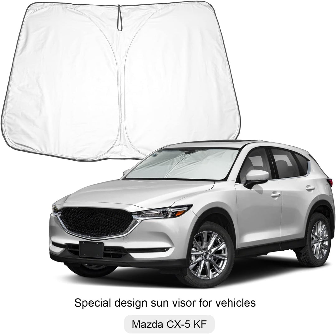 BIXUAN Sonnenschutz kompatibel mit Mazda CX-5 KF Serie 2 2017-2023 Windschutzscheibe für das Auto Fr