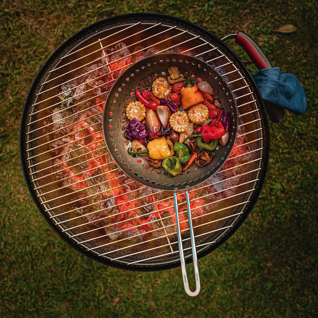 Tramontina Grill-Wok aus eloxiertem Aluminium, 26 cm, 26 cm