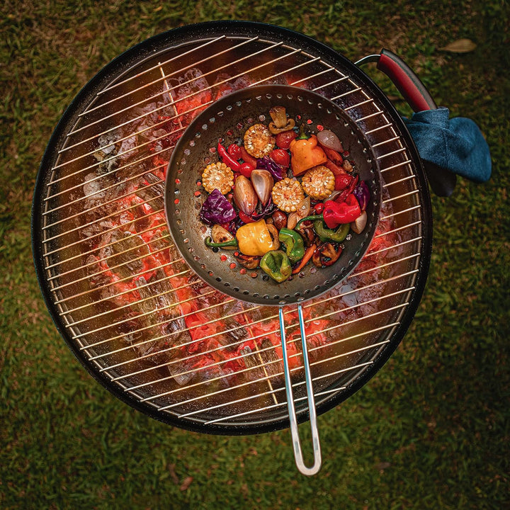 Tramontina Grill-Wok aus eloxiertem Aluminium, 26 cm, 26 cm