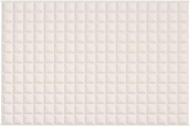 SKM Gewichtsdecke Hellcreme 120x180 cm 9 kg Stoff, Weight: 9.3 kg, 350753 Creme 120 x 180 cm,9 kg, C