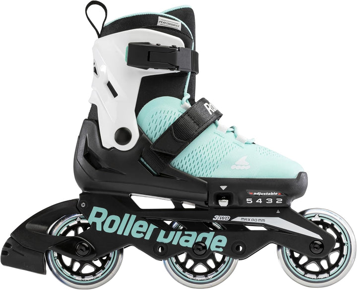 Rollerblade Unisex – Babys Microblade 3wd Inline-Skates 36.5-40.5 AcquaMarina/Bianco, 36.5-40.5 Acqu