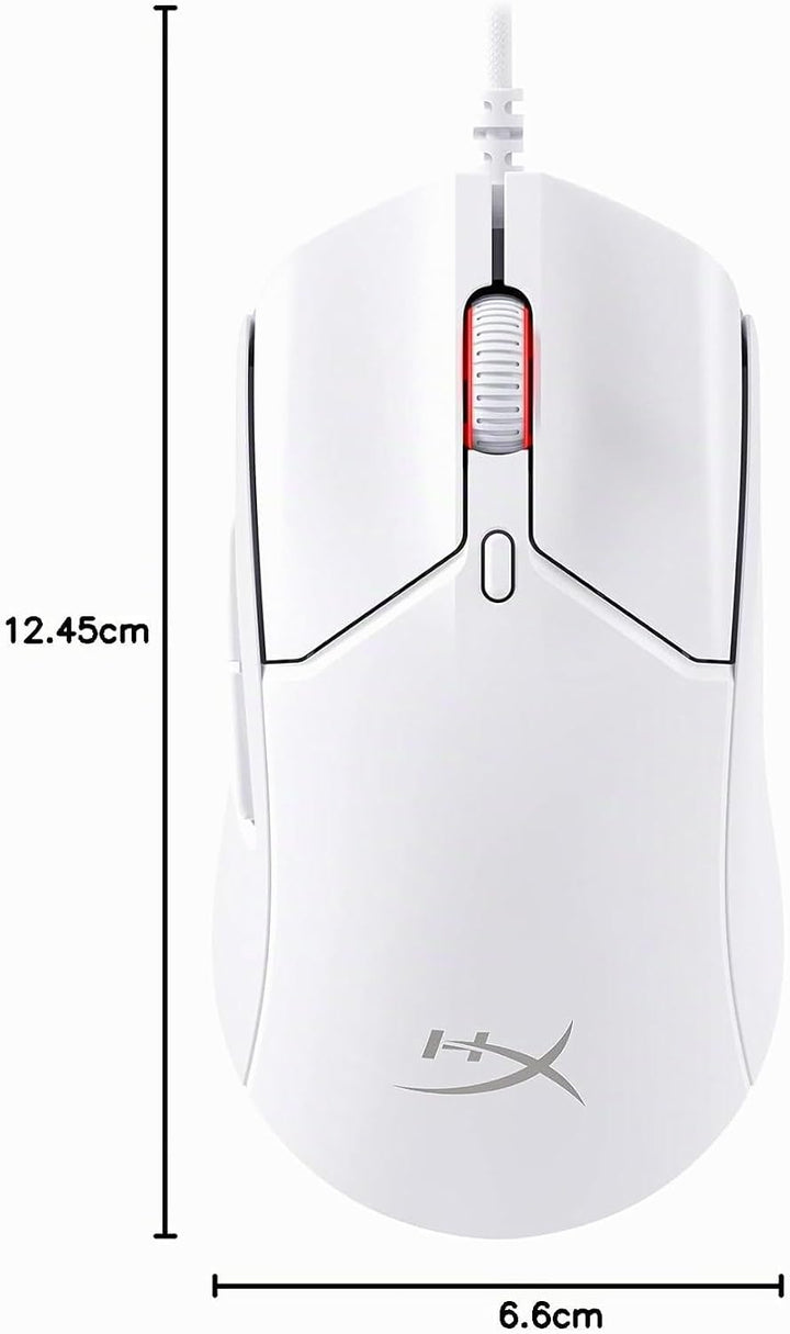 HyperX Pulsefire Haste 2, Kabelgebundene Gaming-Maus, 53 g, 26K Sensor, 26.000 DPI, 8000 Hz Abfrager