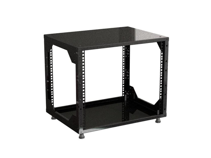Rack Magic - 19" Mini Rack 9HE - 290mm Tiefe - Schwarz - 19 Zoll Serverschrank - 19" Studiorack - 19
