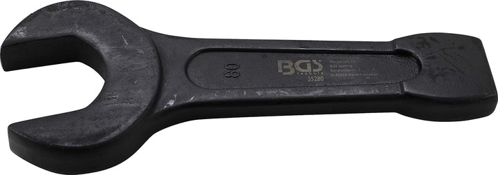 BGS 35280 | Schlag-Maulschlüssel | SW 80 mm Schlüsselweite: 80 mm, Schlüsselweite: 80 mm