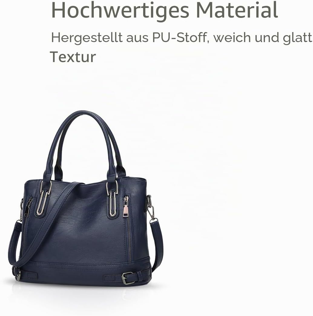 NICOLE &amp; DORIS Frauen Handtaschen Top Griff taschen PU Leder Umhängetasche Grosse Kapazität Crossbod