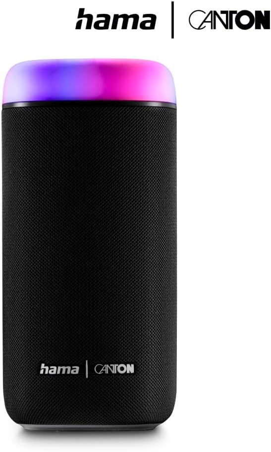 Hama Bluetooth Lautsprecher, 30W (wasserfest IPX4, LED Lichteffekte, 12 Stunden Akkulaufzeit, Blueto