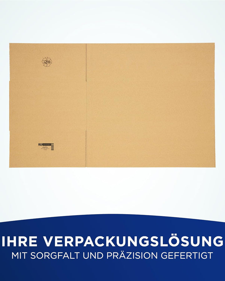 KK Verpackungen Versandkartons 500 x 300 x 200 mm Braun 1-wellig (Aussenmass 505 x 305 x 210 mm) | 1