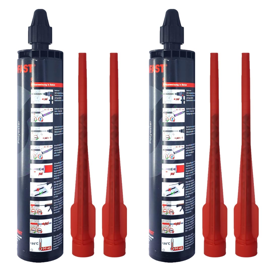 2x Remstaler VERBUNDMÖRTEL 300ml | -HÖCHSTE QUALITÄT- made in GERMANY | Injektionsmörtel | Montagemö