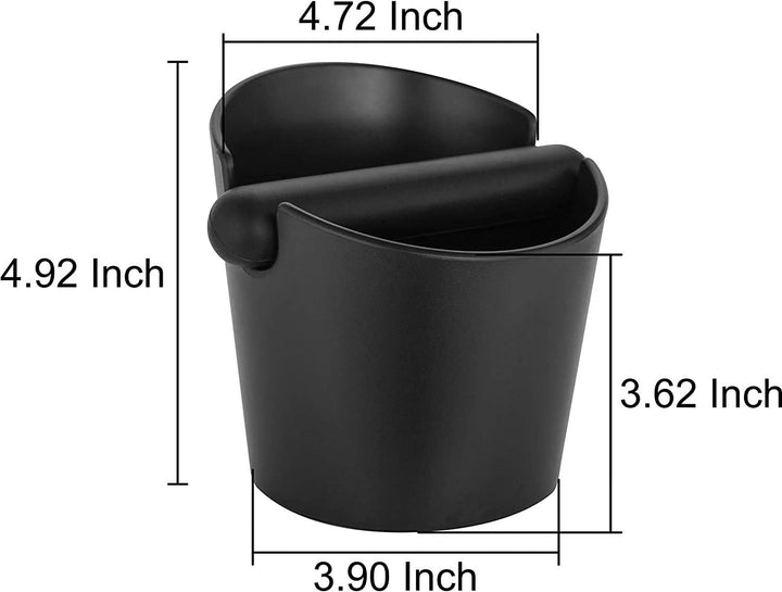 POEFT Kaffeeklopfbox, Behälter für Kaffeesatz, ABS-Kunststoff, Espresso, Barista, Zubehör, Kaffeemüh