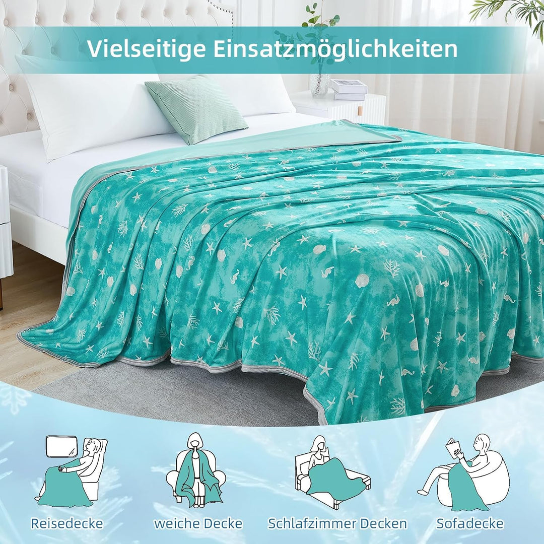 WONGS BEDDING Kühldecke Sommerdecke mit Japanische Arc-Chill Q-Max 0,43 Kühlfasern, Kühlende Decke f