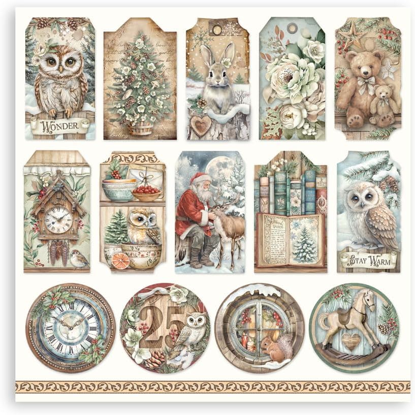Stamperia - Scrapbook Paper Pad for Scrapbooking, Albums, Card Making, Bullet Journalling and More,