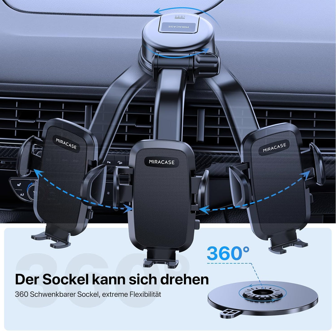 Miracase [2025 Upgraded] Handyhalterung Auto Handy Halterung,Universal Car Phone Holder[Stärkste Sau