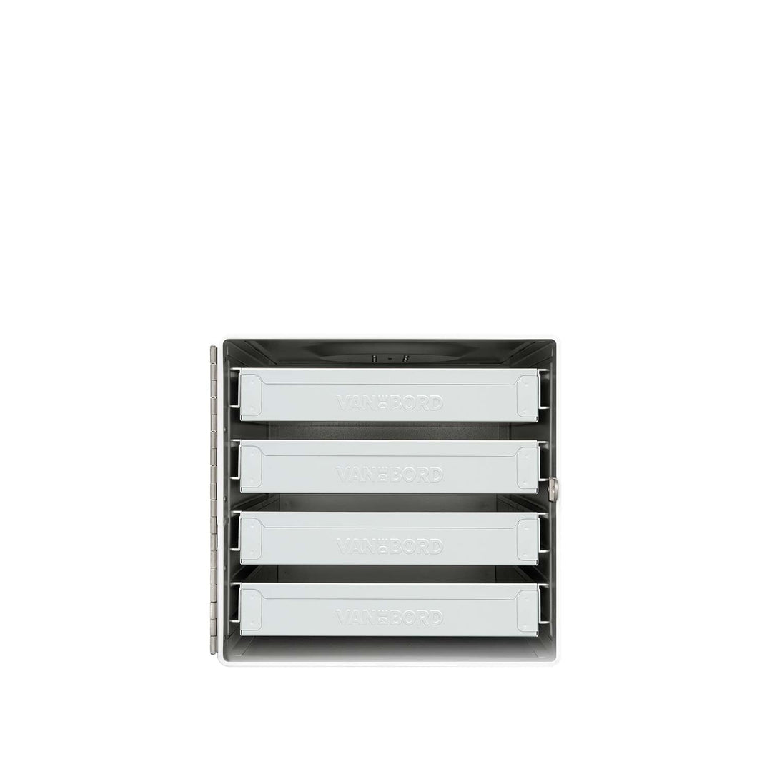 Ausstattungspaket für Bord Boxen, 4 Einschübe, KSSU-Norm Aluminium KSSU, Aluminium KSSU