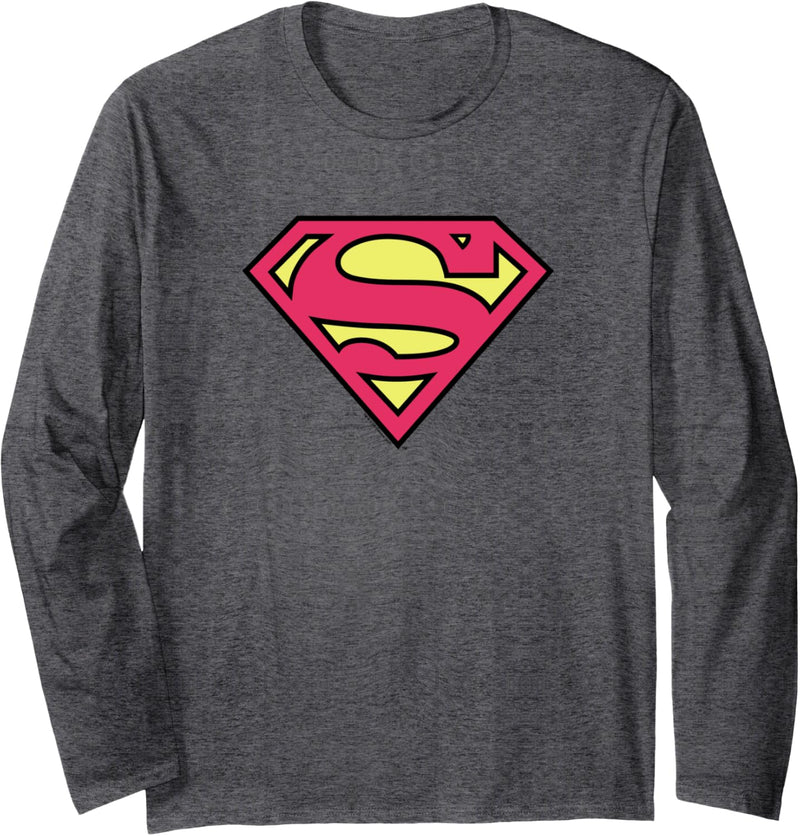 Superman Classic S Logo Langarmshirt