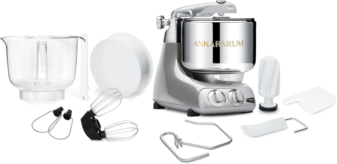 Ankarsrum 6230 SV Assistent Orginal Basis Küchenmaschine, Jubilee Silber