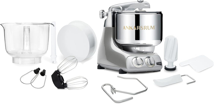 Ankarsrum 6230 SV Assistent Orginal Basis Küchenmaschine, Jubilee Silber