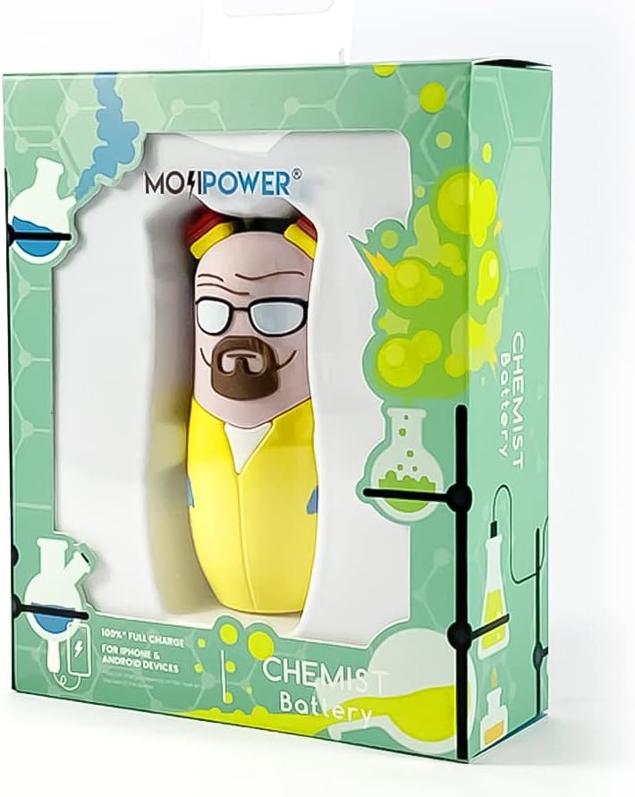 MOJIPOWER, Besondere Powerbank, Tragbares Ladegerät, 2600 mAh, Kompatibel mit iOS und Android, Power