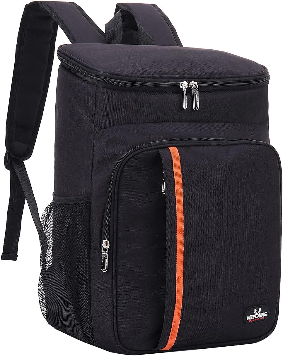 QINGLOU 28L Kühlrucksack Thermo Rucksack Picknickrucksack Kühltasche Gross Isoliert Cooler Bag Männe