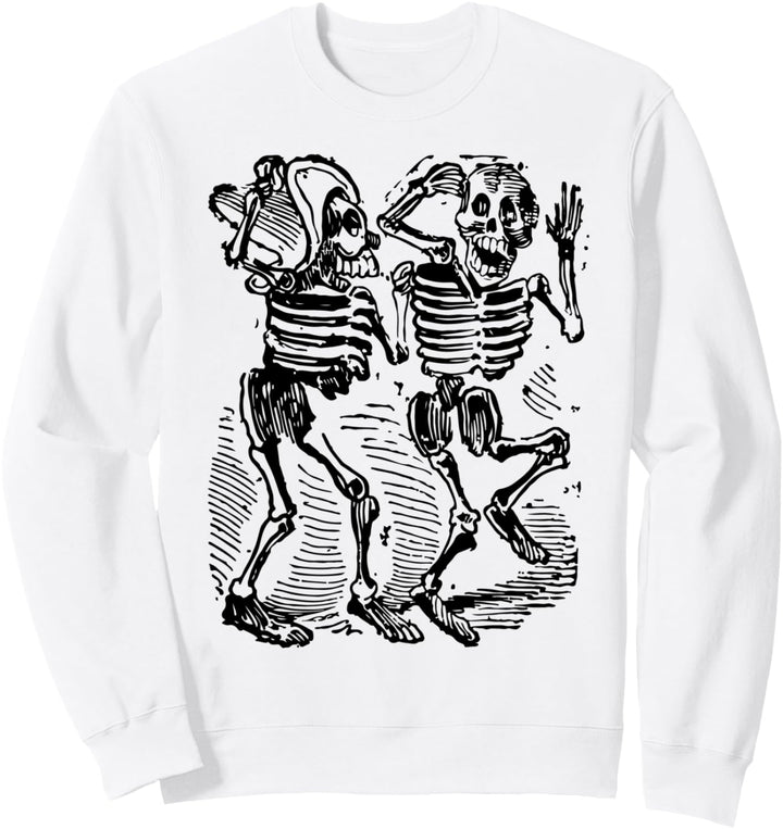 Tanzende Skelette Tag der Toten Dia De Los Muertos Sweatshirt