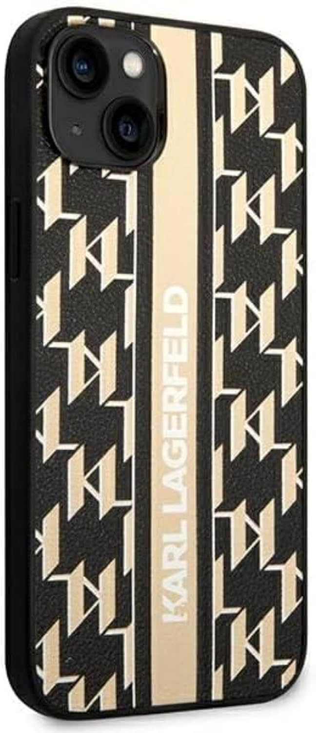KARL LAGERFELD KLHCP14SPGKLSKW Hülle für iPhone 14 6,1" hardcase braun/Brown Mon