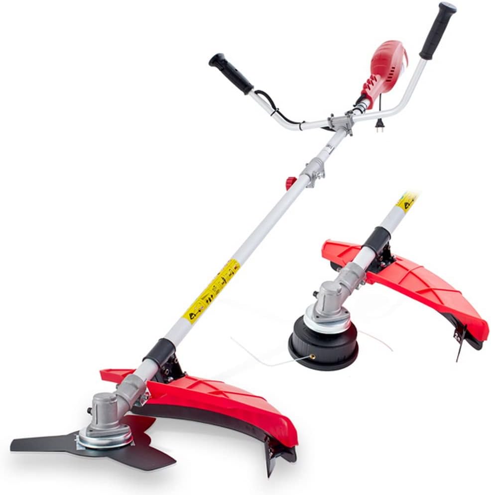 HECHT Elektro Freischneider Motorsense - leistungsstark mit 1400 Watt - 42 cm und 25,4 cm Schnittkre