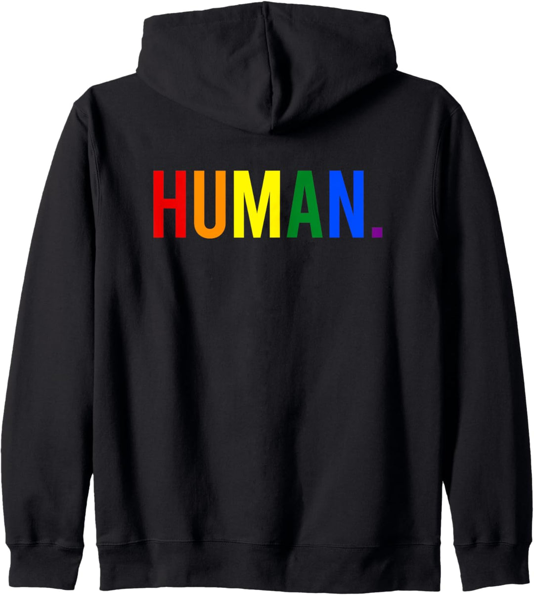Human LGBT Flag Gay Pride Month Rainbow Human Rainbow Kapuzenjacke