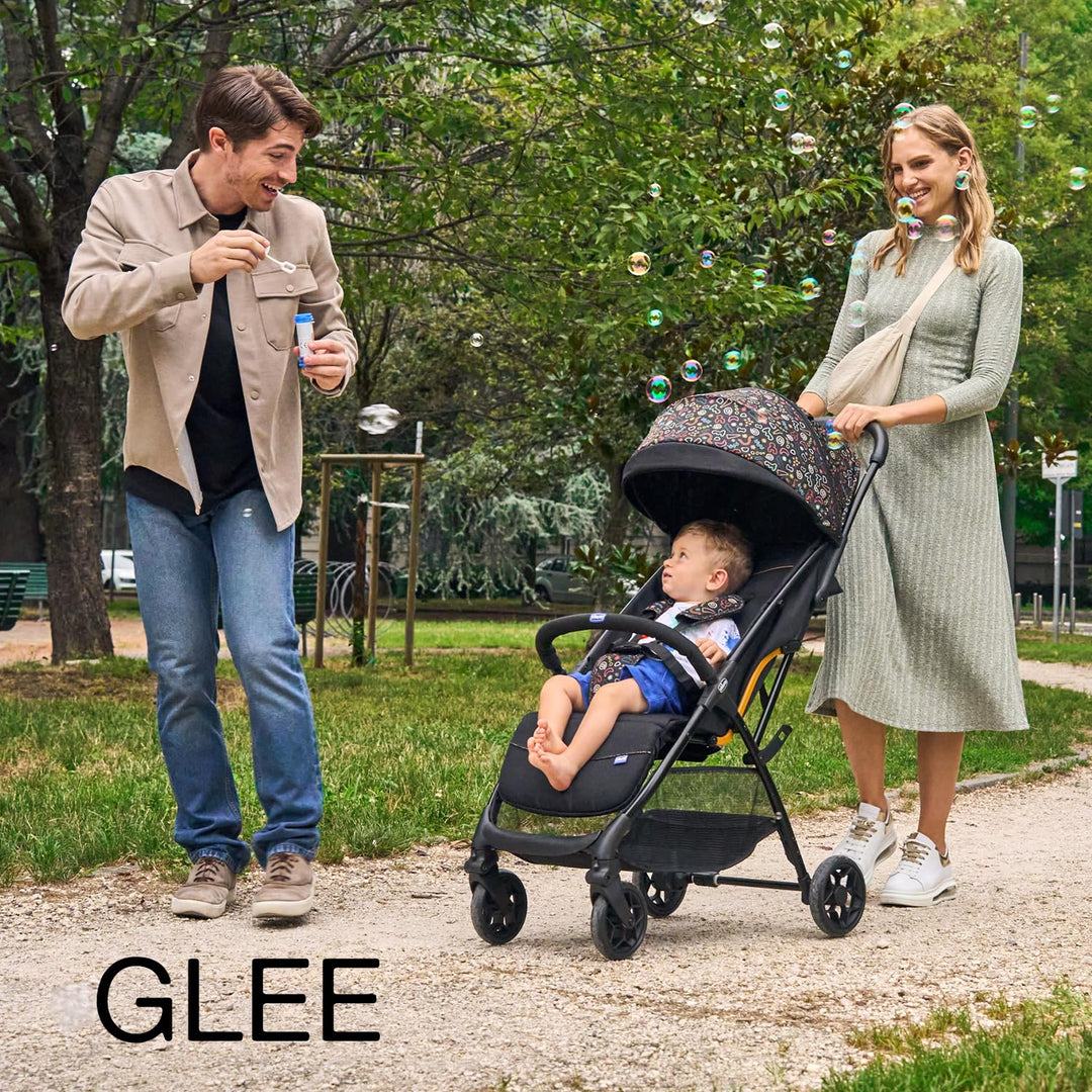 Chicco Glee leichter Kinderwagen, Buggy, praktisch und leicht, automatischer Schliessmechanismus, br