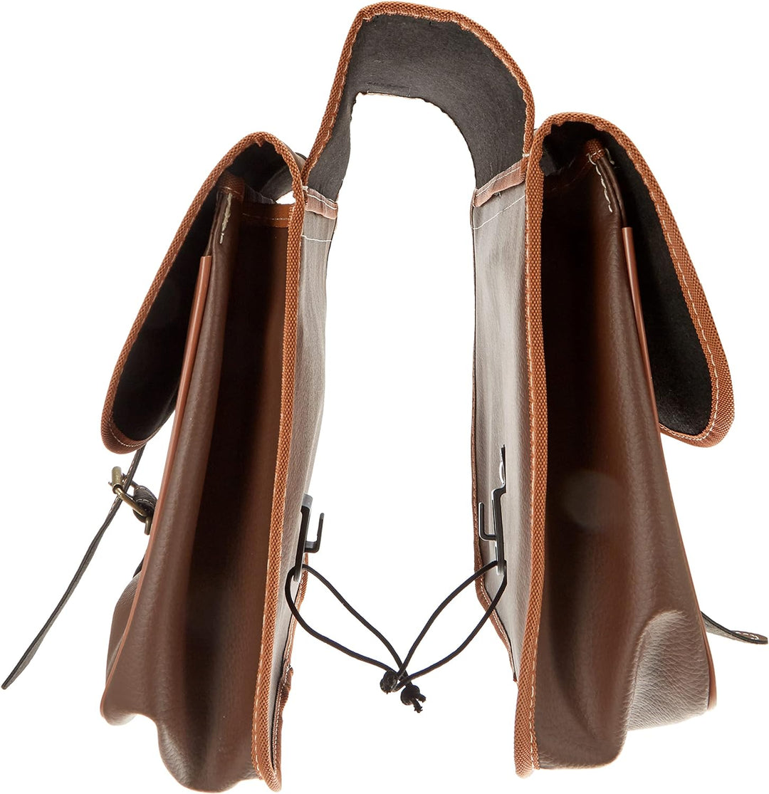 Cicli Bonin Eco Leather Looking Saddle Taschen BLAU Blau, BLAU Blau