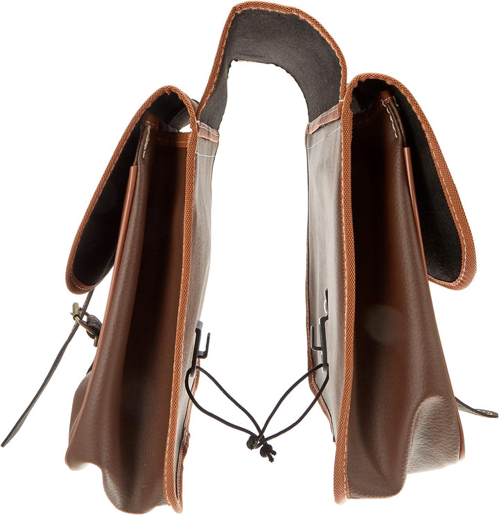 Cicli Bonin Eco Leather Looking Saddle Taschen BLAU Blau, BLAU Blau